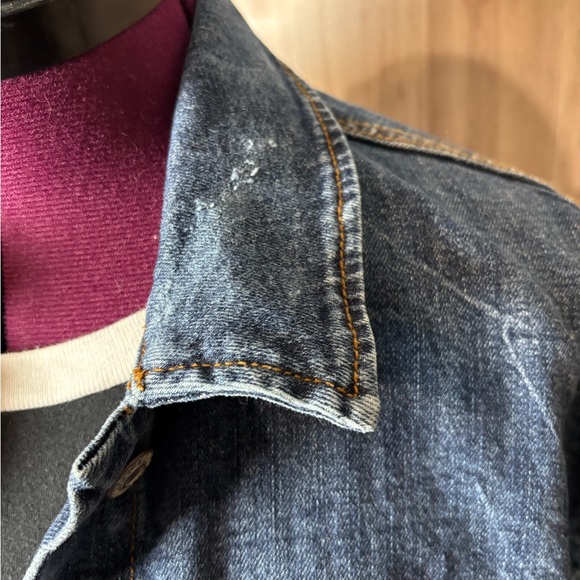 Old Navy Blue Denim Jean Jacket - Picture 5 of 9